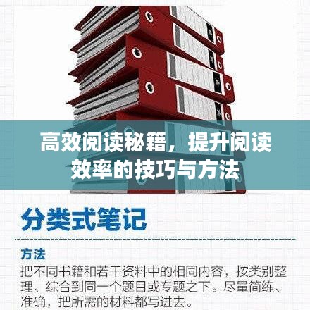 高效阅读秘籍，提升阅读效率的技巧与方法