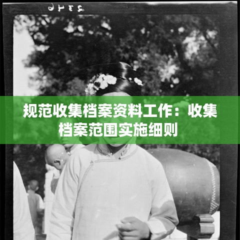规范收集档案资料工作：收集档案范围实施细则 