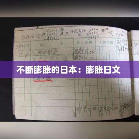 不断膨胀的日本：膨胀日文 