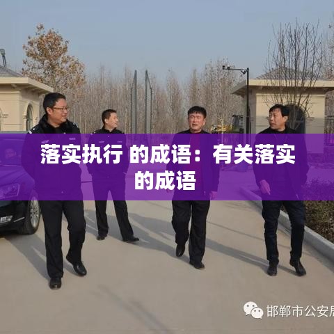 落实执行 的成语：有关落实的成语 