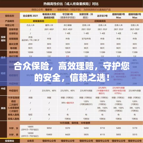 合众保险，高效理赔，守护您的安全，信赖之选！