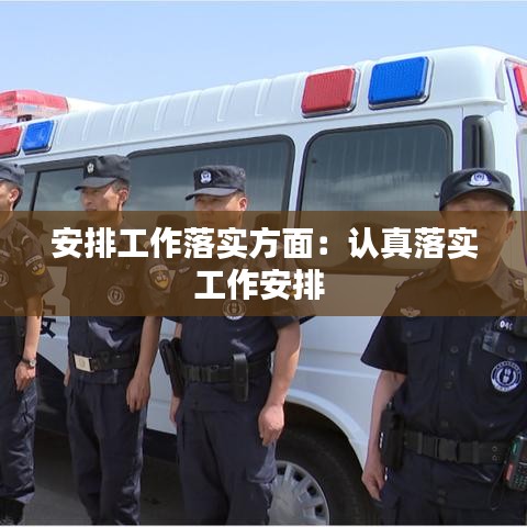 安排工作落实方面：认真落实工作安排 