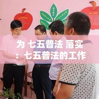 为 七五普法 落实：七五普法的工作措施 