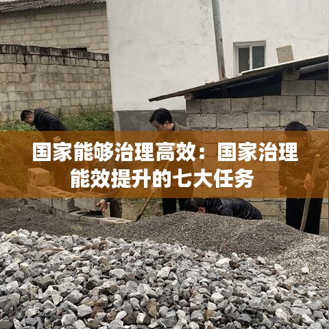国家能够治理高效：国家治理能效提升的七大任务 
