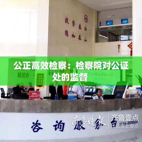 公正高效检察：检察院对公证处的监督 