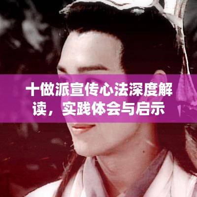 十做派宣传心法深度解读，实践体会与启示