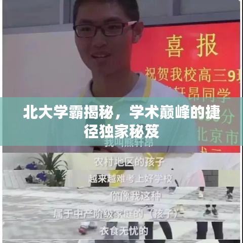 北大学霸揭秘，学术巅峰的捷径独家秘笈