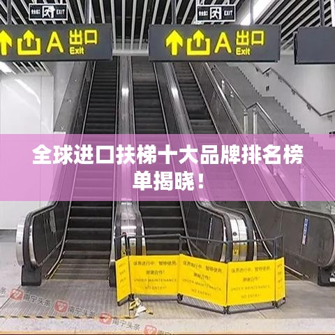 全球进口扶梯十大品牌排名榜单揭晓！