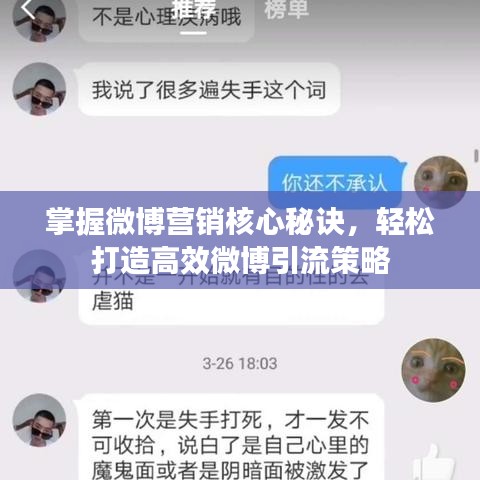 掌握微博营销核心秘诀，轻松打造高效微博引流策略