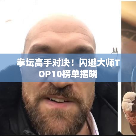 拳坛高手对决！闪避大师TOP10榜单揭晓