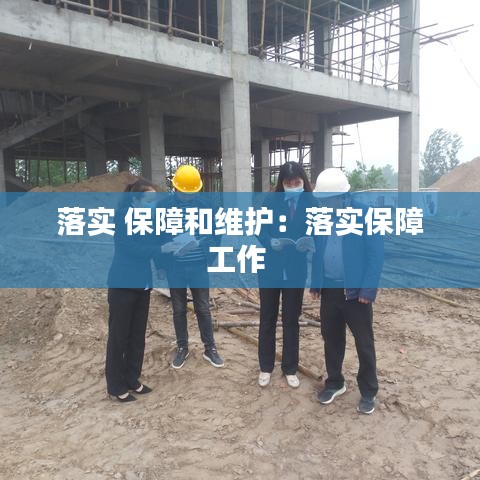 落实 保障和维护：落实保障工作 