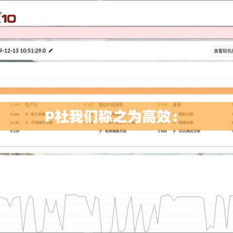 P社我们称之为高效： 