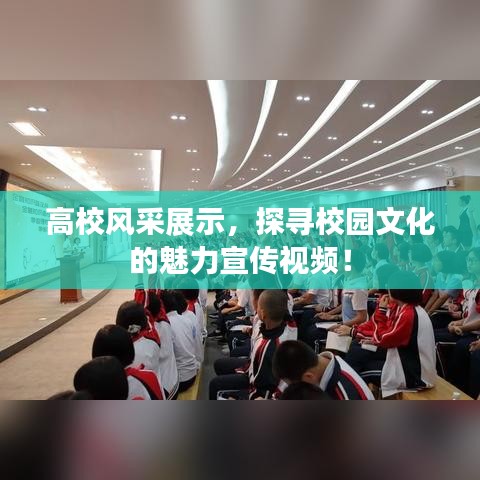 高校风采展示，探寻校园文化的魅力宣传视频！