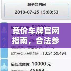 竞价车牌官网指南，合法参与竞价，规避犯罪风险