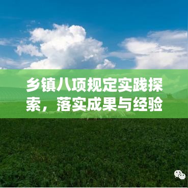 乡镇八项规定实践探索，落实成果与经验分享