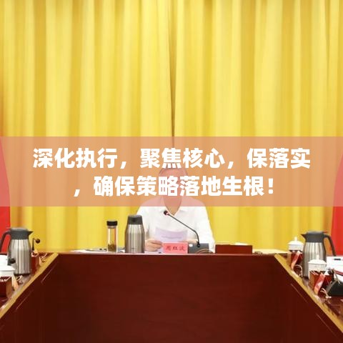 深化执行，聚焦核心，保落实，确保策略落地生根！