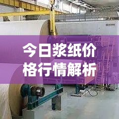 今日浆纸价格行情解析，最新市场动态与影响因素深度剖析