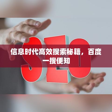 信息时代高效搜索秘籍，百度一搜便知