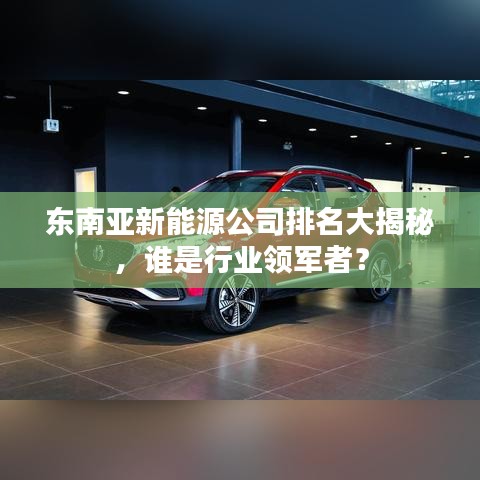 东南亚新能源公司排名大揭秘，谁是行业领军者？