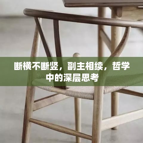 断横不断竖，副主相续，哲学中的深层思考