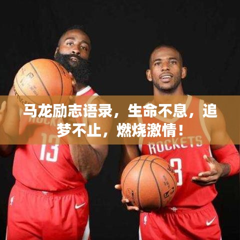 马龙励志语录，生命不息，追梦不止，燃烧激情！