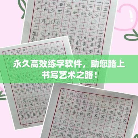 永久高效练字软件，助您踏上书写艺术之路！