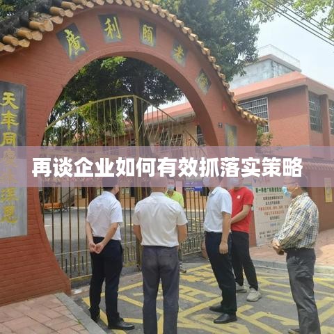 再谈企业如何有效抓落实策略