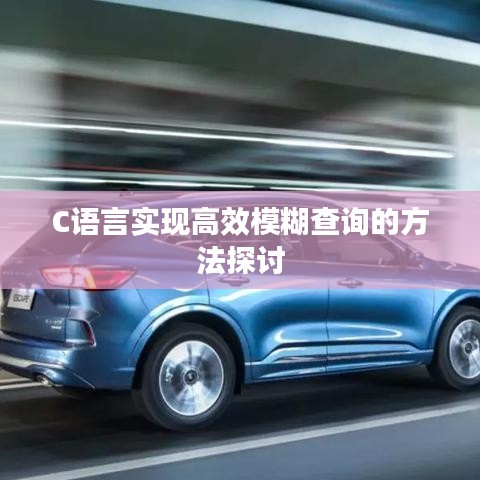 C语言实现高效模糊查询的方法探讨
