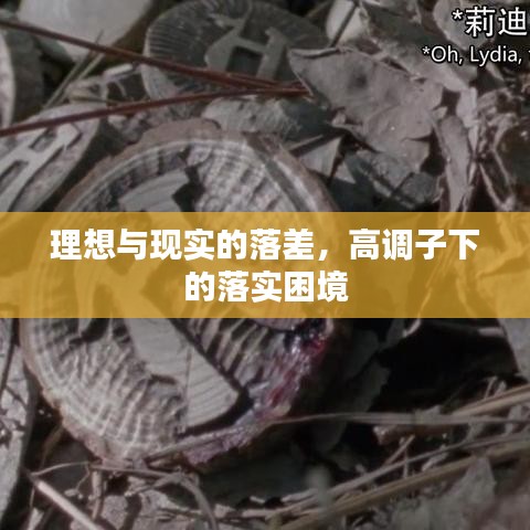 理想与现实的落差，高调子下的落实困境